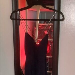 Navy blue light dress